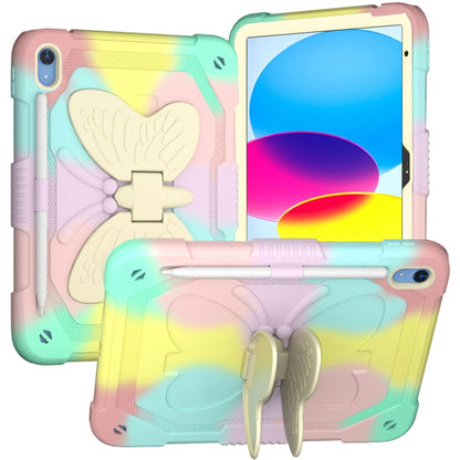 Butterfly Kickstand Heavy Duty Hard Rugged Tablet Case, For iPad 10th Gen 10.9 2022