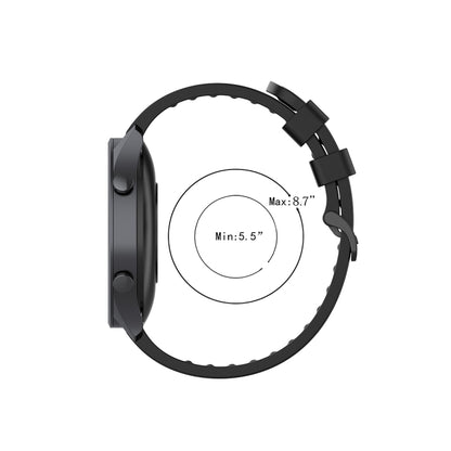 For Xiaomi Watch Color 22mm Quick Release Clasp Silicone Wrist Strap Watchband