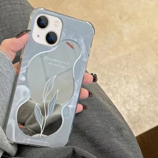 Color Painted Mirror Phone Case, For iPhone 14, For iPhone 14 Plus, For iPhone 13 mini, For iPhone 13, For iPhone 13 Pro, For iPhone 13 Pro Max, For iPhone 12 mini, For iPhone 12, For iPhone 12 Pro