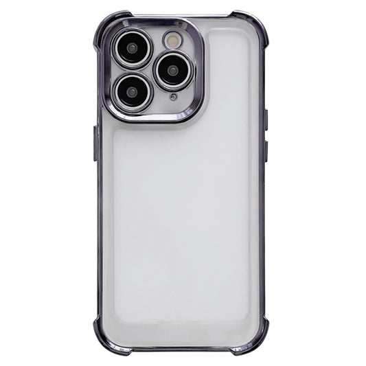 Electroplating Four-corner Shockproof Space Phone Case, For iPhone 15 Pro Max, For iPhone 15 Pro, For iPhone 15 Plus, For iPhone 15, For iPhone 14 Plus, For iPhone 14, For iPhone 14 Pro, For iPhone 14 Pro Max