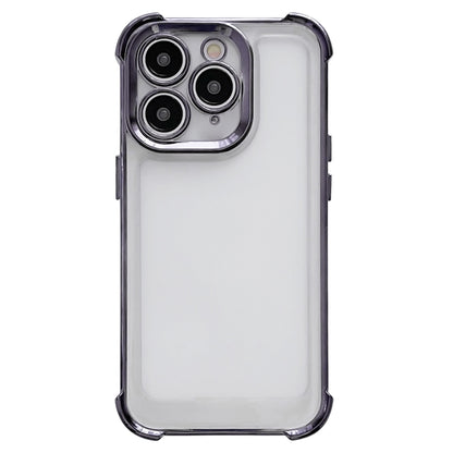Electroplating Four-corner Shockproof Space Phone Case, For iPhone 11 Pro