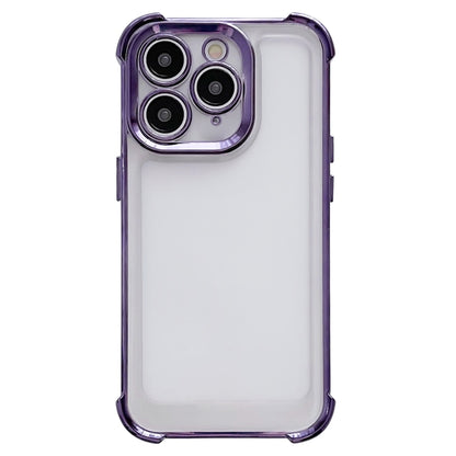 Electroplating Four-corner Shockproof Space Phone Case, For iPhone 11 Pro