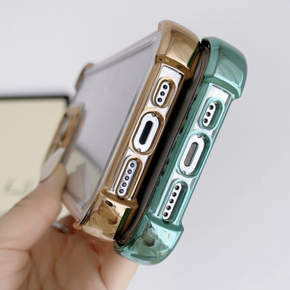 Electroplating Four-corner Shockproof Space Phone Case, For iPhone 11 Pro