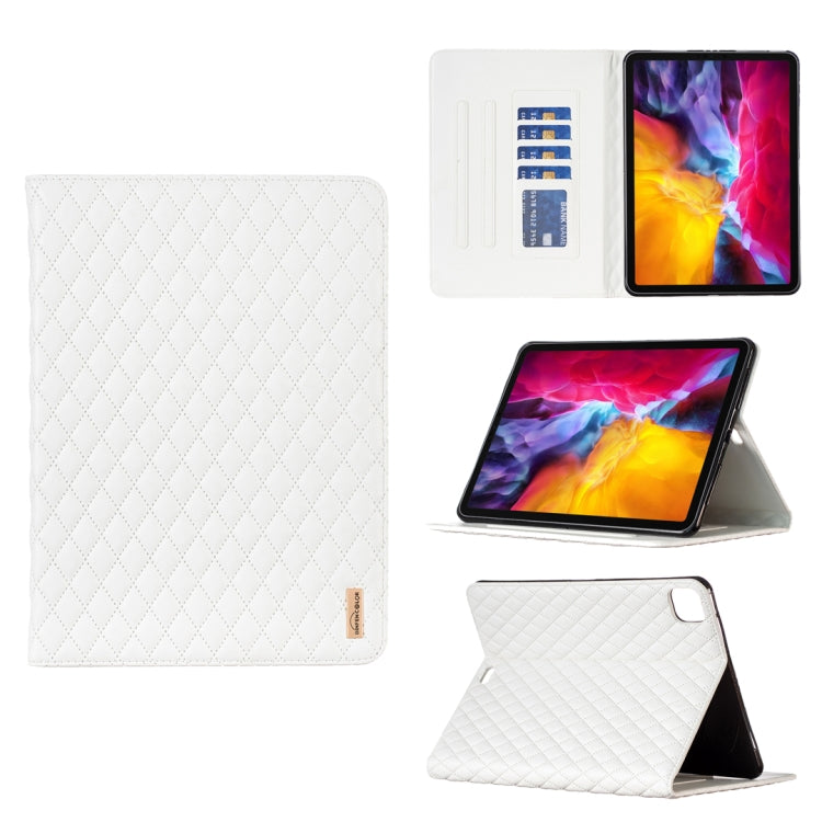 Elegant Rhombic Texture Horizontal Flip Leather Tablet Case, For iPad Pro 11 2022 / 2021 / 2020, For iPad mini 6 / mini 2024, For iPad mini 5 / 4 / 3 / 2 / 1, For iPad Pro 10.5 2019 / 10.2, For iPad 8 / 7 / 6 / 5 9.7 inch