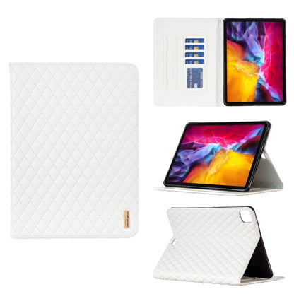 Elegant Rhombic Texture Horizontal Flip Leather Tablet Case, For iPad Pro 11 2022 / 2021 / 2020, For iPad mini 6 / mini 2024, For iPad mini 5 / 4 / 3 / 2 / 1, For iPad Pro 10.5 2019 / 10.2, For iPad 8 / 7 / 6 / 5 9.7 inch