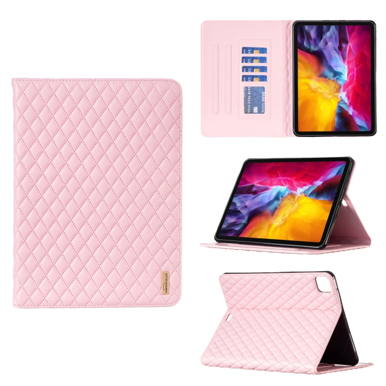 Elegant Rhombic Texture Horizontal Flip Leather Tablet Case, For iPad Pro 11 2022 / 2021 / 2020, For iPad mini 6 / mini 2024, For iPad mini 5 / 4 / 3 / 2 / 1, For iPad Pro 10.5 2019 / 10.2, For iPad 8 / 7 / 6 / 5 9.7 inch