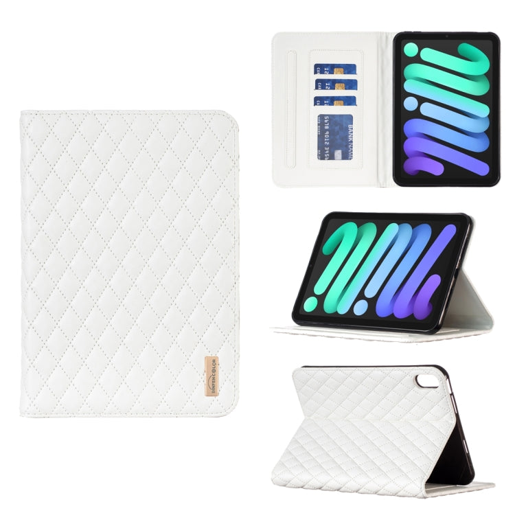 Elegant Rhombic Texture Horizontal Flip Leather Tablet Case, For iPad Pro 11 2022 / 2021 / 2020, For iPad mini 6 / mini 2024, For iPad mini 5 / 4 / 3 / 2 / 1, For iPad Pro 10.5 2019 / 10.2, For iPad 8 / 7 / 6 / 5 9.7 inch