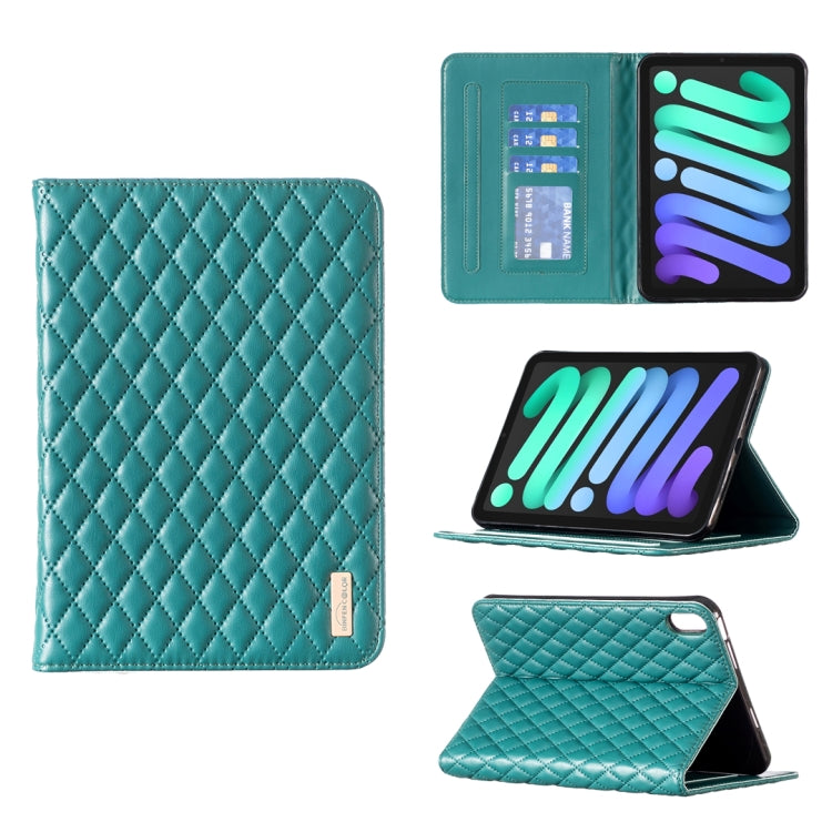 Elegant Rhombic Texture Horizontal Flip Leather Tablet Case, For iPad Pro 11 2022 / 2021 / 2020, For iPad mini 6 / mini 2024, For iPad mini 5 / 4 / 3 / 2 / 1, For iPad Pro 10.5 2019 / 10.2, For iPad 8 / 7 / 6 / 5 9.7 inch