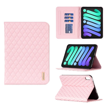 Elegant Rhombic Texture Horizontal Flip Leather Tablet Case, For iPad Pro 11 2022 / 2021 / 2020, For iPad mini 6 / mini 2024, For iPad mini 5 / 4 / 3 / 2 / 1, For iPad Pro 10.5 2019 / 10.2, For iPad 8 / 7 / 6 / 5 9.7 inch
