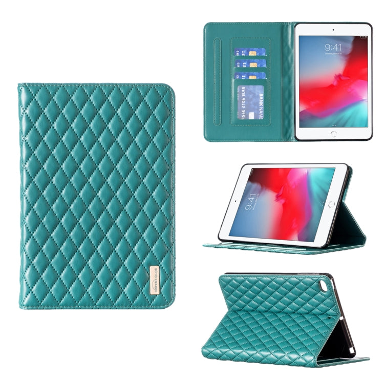 Elegant Rhombic Texture Horizontal Flip Leather Tablet Case, For iPad Pro 11 2022 / 2021 / 2020, For iPad mini 6 / mini 2024, For iPad mini 5 / 4 / 3 / 2 / 1, For iPad Pro 10.5 2019 / 10.2, For iPad 8 / 7 / 6 / 5 9.7 inch
