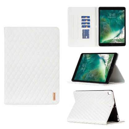 Elegant Rhombic Texture Horizontal Flip Leather Tablet Case, For iPad Pro 11 2022 / 2021 / 2020, For iPad mini 6 / mini 2024, For iPad mini 5 / 4 / 3 / 2 / 1, For iPad Pro 10.5 2019 / 10.2, For iPad 8 / 7 / 6 / 5 9.7 inch