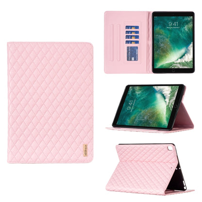 Elegant Rhombic Texture Horizontal Flip Leather Tablet Case, For iPad Pro 11 2022 / 2021 / 2020, For iPad mini 6 / mini 2024, For iPad mini 5 / 4 / 3 / 2 / 1, For iPad Pro 10.5 2019 / 10.2, For iPad 8 / 7 / 6 / 5 9.7 inch