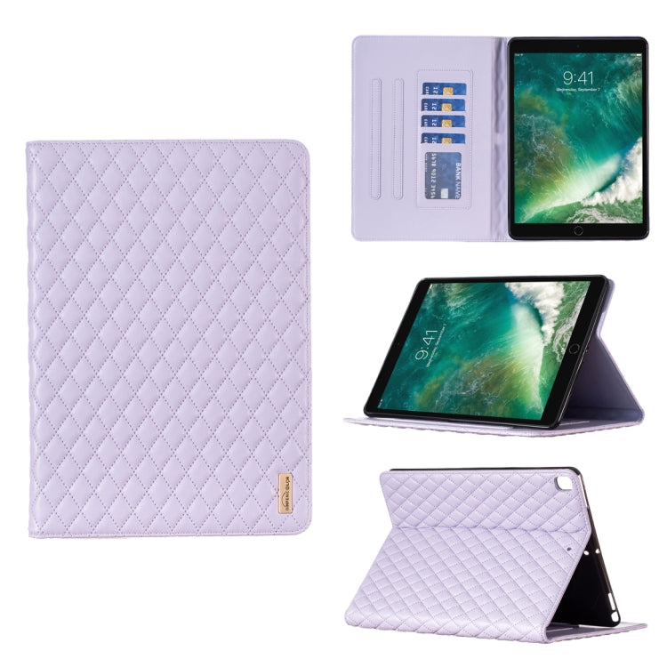 Elegant Rhombic Texture Horizontal Flip Leather Tablet Case, For iPad Pro 11 2022 / 2021 / 2020, For iPad mini 6 / mini 2024, For iPad mini 5 / 4 / 3 / 2 / 1, For iPad Pro 10.5 2019 / 10.2, For iPad 8 / 7 / 6 / 5 9.7 inch