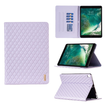 Elegant Rhombic Texture Horizontal Flip Leather Tablet Case, For iPad Pro 11 2022 / 2021 / 2020, For iPad mini 6 / mini 2024, For iPad mini 5 / 4 / 3 / 2 / 1, For iPad Pro 10.5 2019 / 10.2, For iPad 8 / 7 / 6 / 5 9.7 inch