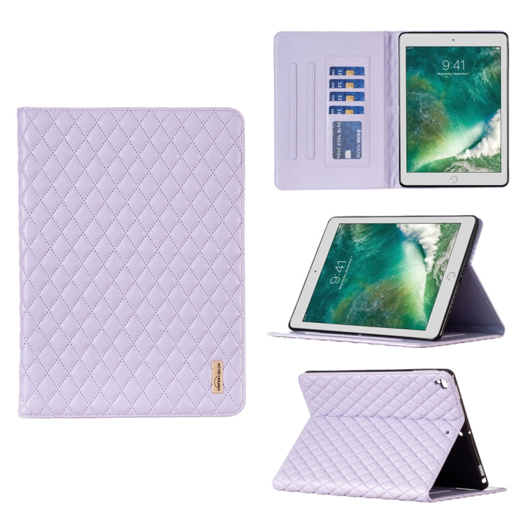 Elegant Rhombic Texture Horizontal Flip Leather Tablet Case, For iPad Pro 11 2022 / 2021 / 2020, For iPad mini 6 / mini 2024, For iPad mini 5 / 4 / 3 / 2 / 1, For iPad Pro 10.5 2019 / 10.2, For iPad 8 / 7 / 6 / 5 9.7 inch