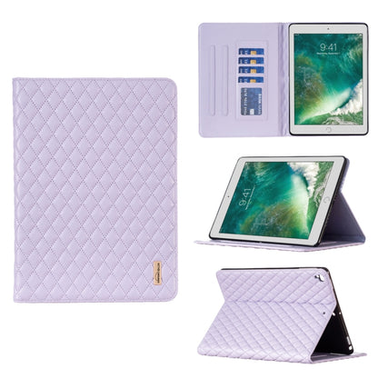 Elegant Rhombic Texture Horizontal Flip Leather Tablet Case, For iPad Pro 11 2022 / 2021 / 2020, For iPad mini 6 / mini 2024, For iPad mini 5 / 4 / 3 / 2 / 1, For iPad Pro 10.5 2019 / 10.2, For iPad 8 / 7 / 6 / 5 9.7 inch