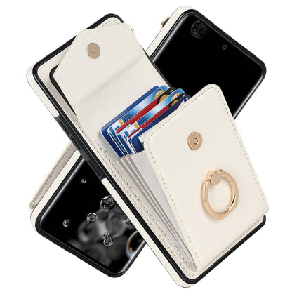 Ring Holder RFID Card Slot Phone Case, For iPhone XR, For iPhone XS Max, For Samsung Galaxy A33 5G, For Samsung Galaxy A51 5G, For Samsung Galaxy A53 5G, For Samsung Galaxy A71 5G, For Samsung Galaxy S20, For Samsung Galaxy S20 Ultra                   ...