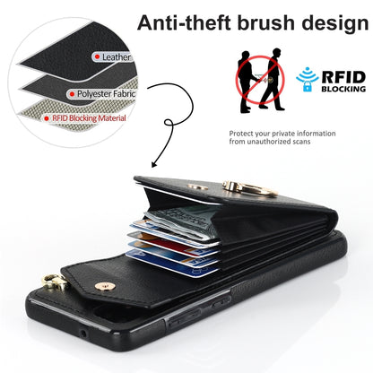 Ring Holder RFID Card Slot Phone Case, For Samsung Galaxy S20+