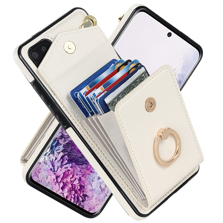 Ring Holder RFID Card Slot Phone Case, For Samsung Galaxy S20+