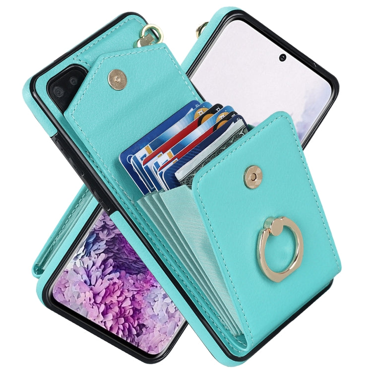 Ring Holder RFID Card Slot Phone Case, For Samsung Galaxy S20+