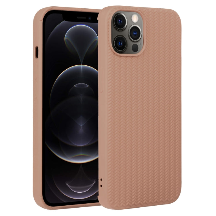 Weave Texture Silicone Phone Case, For iPhone 13 Pro, For iPhone 13 Pro Max, For iPhone 12, For iPhone 12 Pro, For iPhone 12 Pro Max