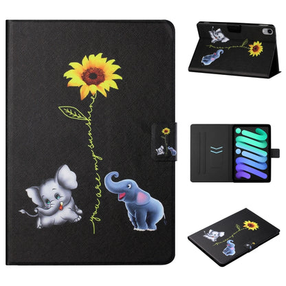 Colored Drawing Pattern Flip Leather Smart Tablet Case, For iPad 10th Gen 10.9 2022