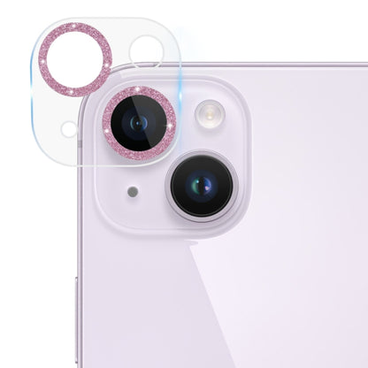 Tempered Glass Glitter CD Texture Back Camera Film, For iPhone 14 / 14 Plus (1 PC), For iPhone 14 Pro Max / 14 Pro (1 PC)