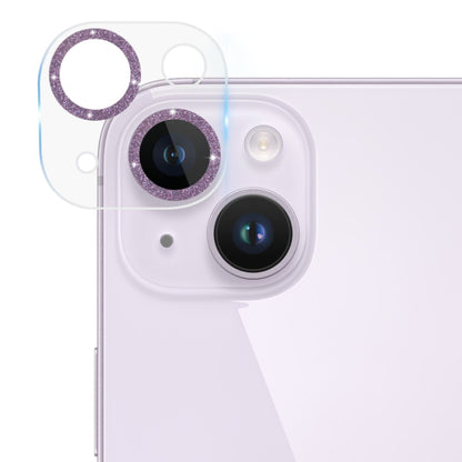 Tempered Glass Glitter CD Texture Back Camera Film, For iPhone 14 / 14 Plus (1 PC), For iPhone 14 Pro Max / 14 Pro (1 PC)
