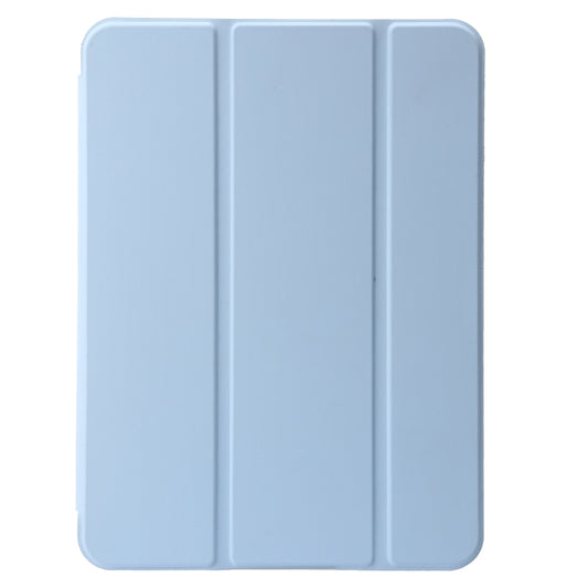 Three-folding Holder Honeycomb Silicone + PU Smart Leather Tablet Case, For iPad 10th Gen 10.9 2022