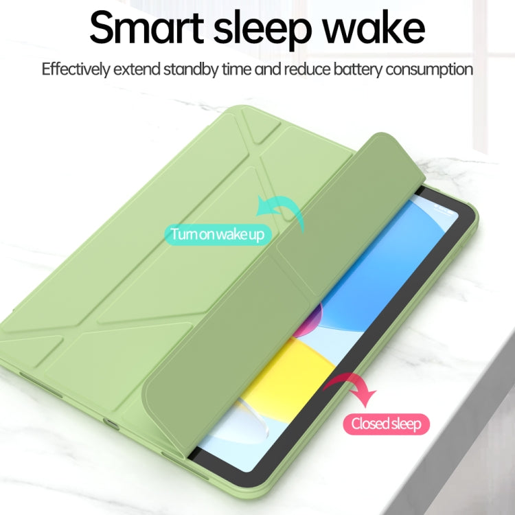 Multi-folding TPU Leather Smart Tablet Case, For iPad 10th Gen 10.9 2022