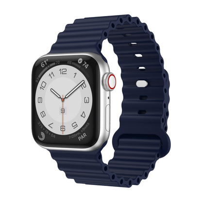 Silicone Watch Band, For Apple Watch Ultra 49mm / Series 8&7 45mm / SE 2&6&SE&5&4 44mm, For Apple Watch Series 8&7 41mm / SE 2&6&SE&5&4 40mm / 3&2&1 38mm