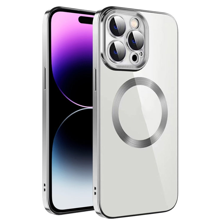 Electroplating MagSafe TPU Phone Case with Lens Film, For iPhone 14, For iPhone 14 Pro, For iPhone 14 Plus, For iPhone 14 Pro Max, For iPhone 13, For iPhone 13 Pro