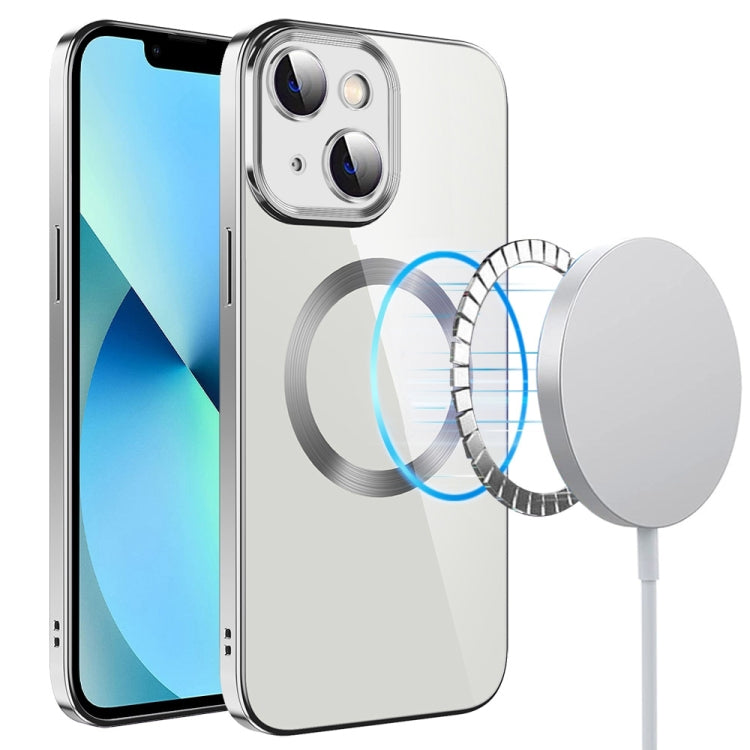 Electroplating MagSafe TPU Phone Case with Lens Film, For iPhone 14, For iPhone 14 Pro, For iPhone 14 Plus, For iPhone 14 Pro Max, For iPhone 13, For iPhone 13 Pro