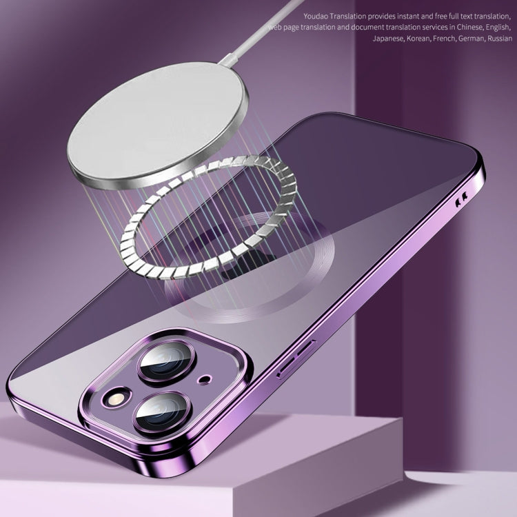 Electroplating MagSafe TPU Phone Case with Lens Film, For iPhone 13 Pro Max, For iPhone 12, For iPhone 12 Pro, For iPhone 12 Pro Max