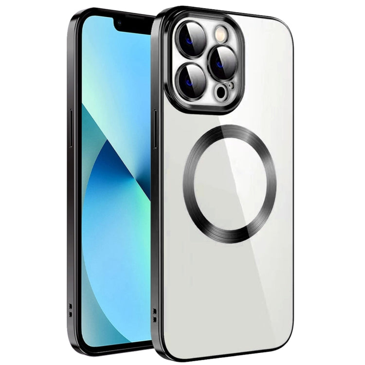 Electroplating MagSafe TPU Phone Case with Lens Film, For iPhone 13 Pro Max, For iPhone 12, For iPhone 12 Pro, For iPhone 12 Pro Max
