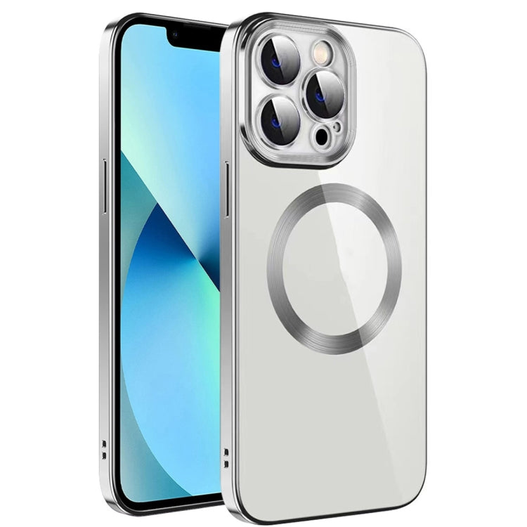 Electroplating MagSafe TPU Phone Case with Lens Film, For iPhone 13 Pro Max, For iPhone 12, For iPhone 12 Pro, For iPhone 12 Pro Max