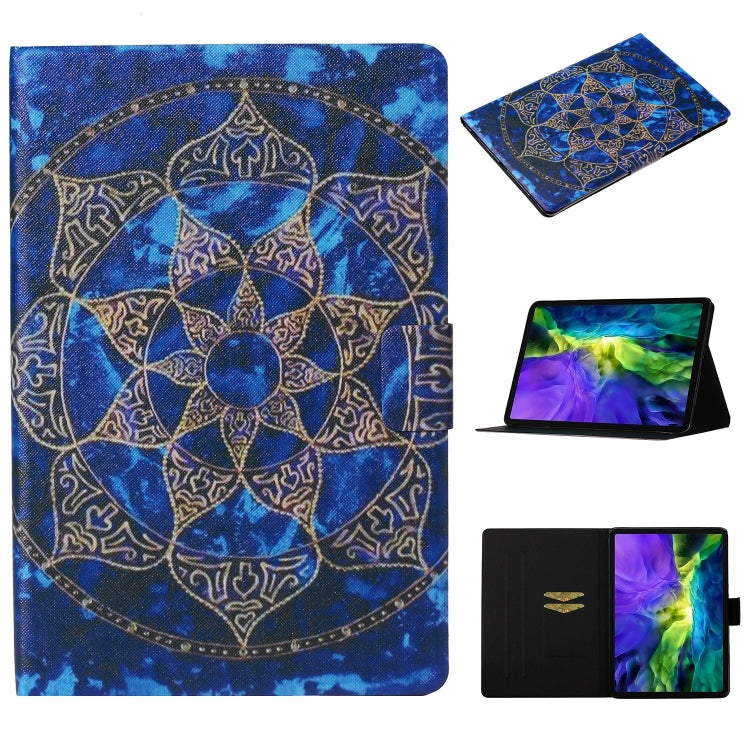 Coloured Drawing Pattern Horizontal Flip Leather Case with Holder & Card Slot & Sleep / Wake-up Function, For iPad Pro 11 (2020), For iPad mini 5 / 4 / 3 / 2 / 1, For iPad 10.2, For iPad Pro 10.5, For iPad Air / Air 2, For iPad 9.7 (2018) & (2017)