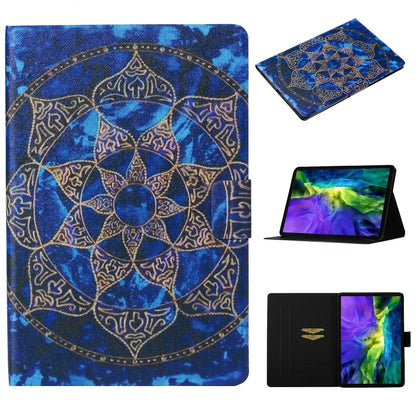 Coloured Drawing Pattern Horizontal Flip Leather Case with Holder & Card Slot & Sleep / Wake-up Function, For iPad Pro 11 (2020), For iPad mini 5 / 4 / 3 / 2 / 1, For iPad 10.2, For iPad Pro 10.5, For iPad Air / Air 2, For iPad 9.7 (2018) & (2017)