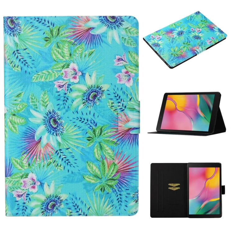 Coloured Drawing Pattern Horizontal Flip Leather Case with Holder & Card Slot & Sleep / Wake-up Function, For Galaxy Tab S6 Lite P610 / P615, For Galaxy Tab S6 T860 / T865, For Galaxy Tab A 8.0 (2019) T290 / T295, For Galaxy Tab S5e T720 / T725        ...