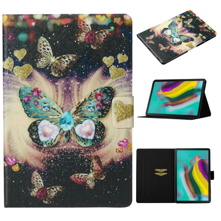 Coloured Drawing Pattern Horizontal Flip Leather Case with Holder & Card Slot & Sleep / Wake-up Function, For Galaxy Tab S6 Lite P610 / P615, For Galaxy Tab S6 T860 / T865, For Galaxy Tab A 8.0 (2019) T290 / T295, For Galaxy Tab S5e T720 / T725        ...