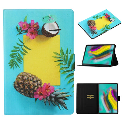 Coloured Drawing Pattern Horizontal Flip Leather Case with Holder & Card Slot & Sleep / Wake-up Function, For Galaxy Tab S6 Lite P610 / P615, For Galaxy Tab S6 T860 / T865, For Galaxy Tab A 8.0 (2019) T290 / T295, For Galaxy Tab S5e T720 / T725        ...