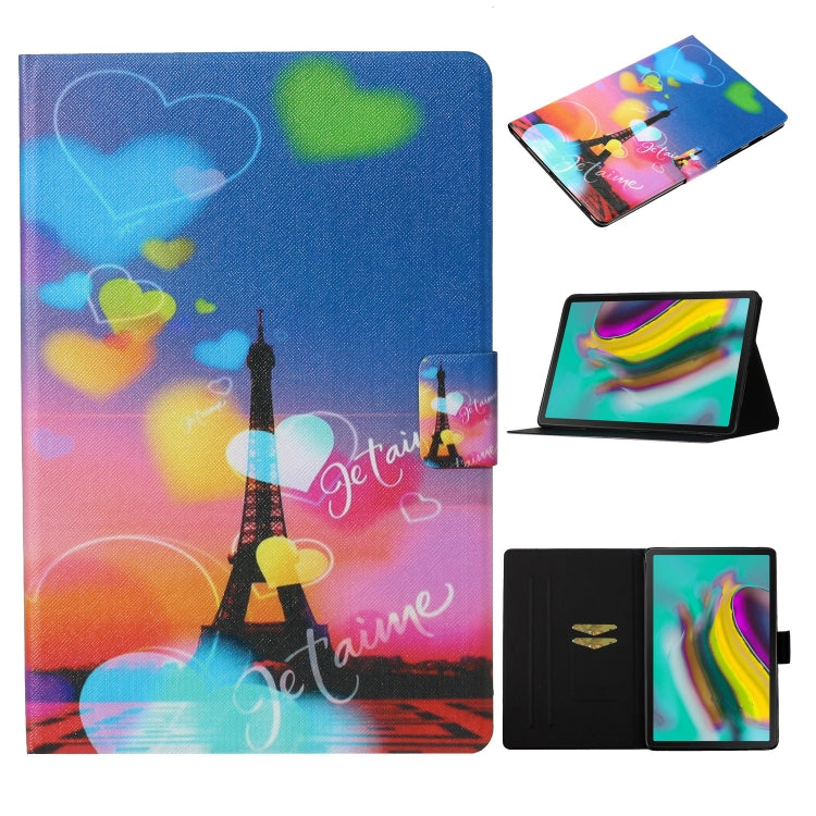 Coloured Drawing Pattern Horizontal Flip Leather Case with Holder & Card Slot & Sleep / Wake-up Function, For Galaxy Tab S6 Lite P610 / P615, For Galaxy Tab S6 T860 / T865, For Galaxy Tab A 8.0 (2019) T290 / T295, For Galaxy Tab S5e T720 / T725        ...