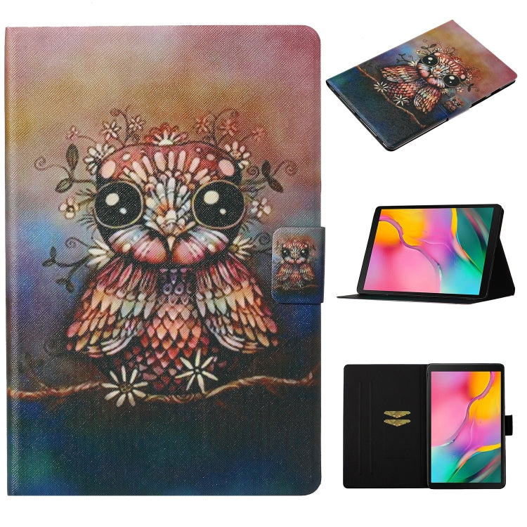 Coloured Drawing Pattern Horizontal Flip Leather Case with Holder & Card Slot & Sleep / Wake-up Function, For Galaxy Tab S6 Lite P610 / P615, For Galaxy Tab S6 T860 / T865, For Galaxy Tab A 8.0 (2019) T290 / T295, For Galaxy Tab S5e T720 / T725        ...