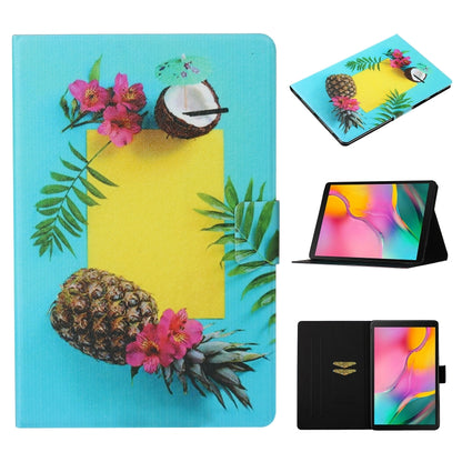 Coloured Drawing Pattern Horizontal Flip Leather Case with Holder & Card Slot & Sleep / Wake-up Function, For Galaxy Tab S6 Lite P610 / P615, For Galaxy Tab S6 T860 / T865, For Galaxy Tab A 8.0 (2019) T290 / T295, For Galaxy Tab S5e T720 / T725        ...