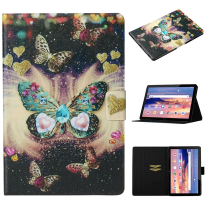 Coloured Drawing Pattern Horizontal Flip Leather Case with Holder & Card Slot & Sleep / Wake-up Function, For Galaxy Tab S6 Lite P610 / P615, For Galaxy Tab S6 T860 / T865, For Galaxy Tab A 8.0 (2019) T290 / T295, For Galaxy Tab S5e T720 / T725        ...