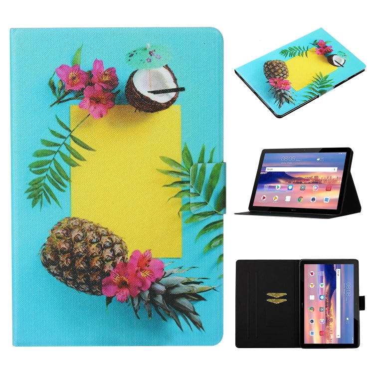 Coloured Drawing Pattern Horizontal Flip Leather Case with Holder & Card Slot & Sleep / Wake-up Function, For Galaxy Tab S6 Lite P610 / P615, For Galaxy Tab S6 T860 / T865, For Galaxy Tab A 8.0 (2019) T290 / T295, For Galaxy Tab S5e T720 / T725        ...