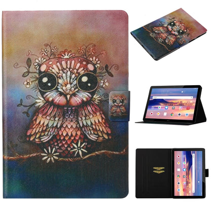 Coloured Drawing Pattern Horizontal Flip Leather Case with Holder & Card Slot & Sleep / Wake-up Function, For Galaxy Tab S6 Lite P610 / P615, For Galaxy Tab S6 T860 / T865, For Galaxy Tab A 8.0 (2019) T290 / T295, For Galaxy Tab S5e T720 / T725        ...