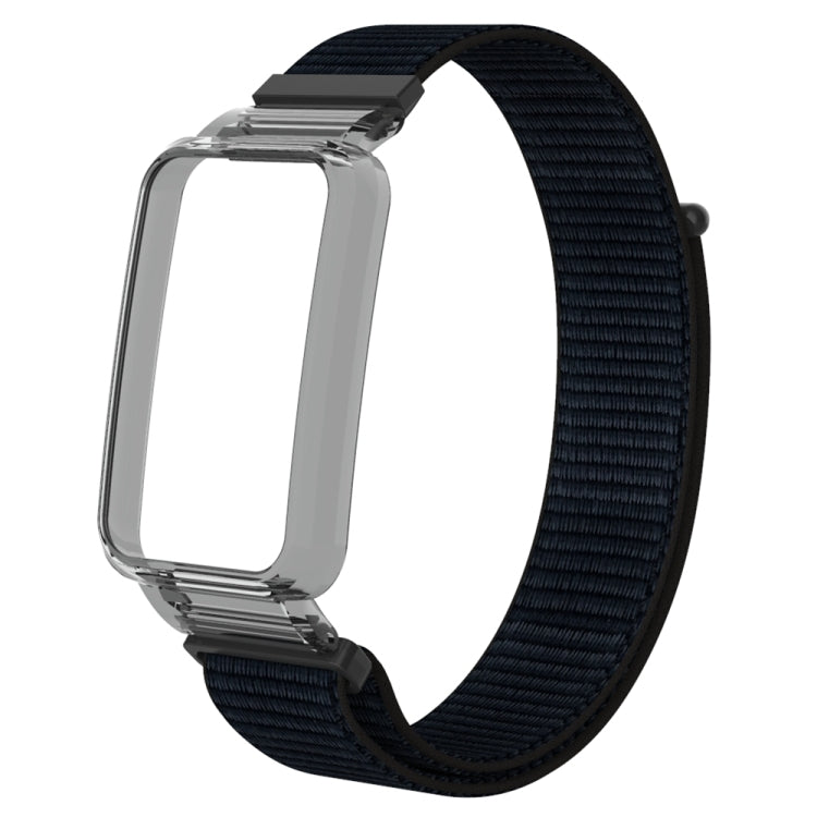 Integrated PC Protective Case + Nylon Loop Watch Band, For Xiaomi Mi Band 7 Pro