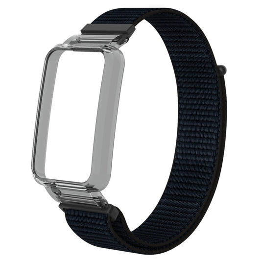 Integrated PC Protective Case + Nylon Loop Watch Band, For Xiaomi Mi Band 7 Pro