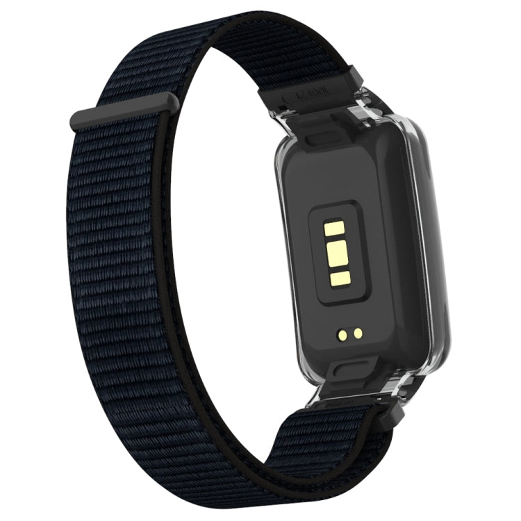 Integrated PC Protective Case + Nylon Loop Watch Band, For Xiaomi Mi Band 7 Pro
